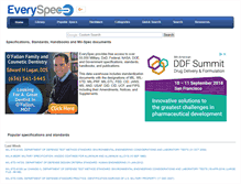 Tablet Screenshot of everyspec.com